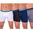 Kit C/10 Cuecas Boxer Wear Dry Fit Long Leg Cueca Box Furadinha Revenda