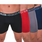 Kit C/10 Cuecas Boxer Wear Original Lycra Microfibra Long Leg Revenda