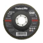 Kit C/ 10 Disco Flap Reto Porcelanato Piso G 40 4.1/2 115 - Tradestar