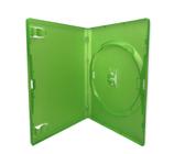 Kit c/ 10 unidades - estojo/box dvd amaray verde solution2go