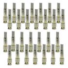 Kit C/100 Conectores Bnc Macho C/Mola P/Cabo 4Mm Cftv, S30Pb