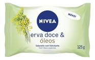 Kit c/ 12 Sabonete Em Barra Erva Doce E Oleos 125g Nivea