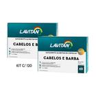 Kit c/ 120 Suplemento Zinco e Biotina Cabelo e Barba Lavitan