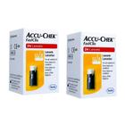 Kit c/2 Accu-Chek Fastclix 24 Lancetas Roche