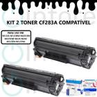 Kit C/2 Cartuchos de Toner CF283A 283A 83A Compatível M125 M201 M225 M127FN M127FW - PREMIUM