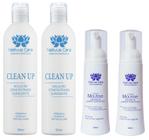 Kit c/2 Clean UP e 2 Espuma de Limpeza PH Neutro Nativus Care - Micro e Tebori