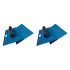 Kit C/2 - Desempenadeira Pvc Emave Azul Corrugada 18X30