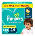 Kit c/ 2 Fraldas Pampers Confort Sec XXXG