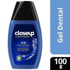 Kit c/ 2 Gel dental Closeup liquifresh ice em gel com acao