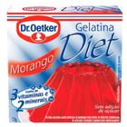 Kit c/ 2 Gelatina Diet de Morango Dr.Oetker 12g