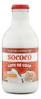 Kit c/ 2 Leite de Coco Tradicional Sococo Vidro 200ml