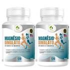 KIT C/2 Magnésio Dimalato Puro Premium 120 Capsulas 500mg - Fits Life