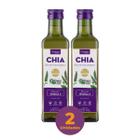 Kit c/ 2 Óleo de Chia Azeite Premium Orgânico Extra Virgem Aroma Natural Produza Foods 250ml