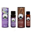 KIT C/2 Óleo Essencial Lavanda e Vetiver - Bioessência