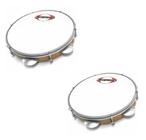 Kit c/2 Pandeiros Profissional Contemporânea LIGHT 10" Madeira Envernizada -- 82LT