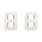 Kit C/2 - Placa Soprano Ilus 4X2 (2 Modulo Distanciada) ...