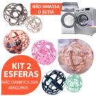 Kit c/ 2 Protetor Lava Sutiã E Roupas Finas Em Máquina De Lavar Plasútil