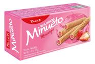 Kit c/ 2 Rolinhos de Wafer Minueto Morango 40 g