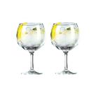 Kit C/ 2 Taças Gin Tônica Grande em Vidro Premium 620ml - Gin Vinho Drink Cerveja Chopp Ice