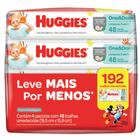 Kit c/ 2 Toalha Umedecida Disney Baby Huggies 4x48 toalhas