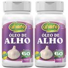 KIT C/2 Un. Suplemento Óleo De Alho 350mg 60 Cápsulas Unilife