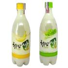 Kit c/ 2 Vinhos de Arroz Coreano Makgeolli Banana e Uva 750ml