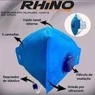 Kit c/20 Mascara/Respirador N95/PFF2 Valvulado Rhino
