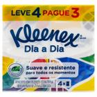 Kit c/ 24 Kleenex Lenco De Papel Dia A Dia 4 Pacotes