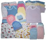 Kit C/24 Peças Body+mijão Roupa Bebê Maternidade