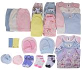 Kit C/28 Body Bebê Mijão Liso E Estampado Roupa Bebê Atacado