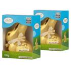 Kit c/ 2und Chocolate Branco Lindt Gold Bunny Coelho 100g