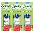 Kit c/ 3 Adoçantes Mexicano Splenda Stevia Liquido 60ml Importado Premium Mais vendido nos Estados Unidos