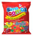 Kit c/ 3 Bala De Goma Grande Frutas Coracao 500g -