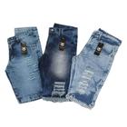 kit c/ 3 Bermuda jeans masculina Rasgada C/Elastano Oferta ilimitada