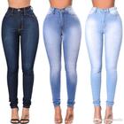 Kit c/ 3 Calça Jeans Lycra Feminina Cós Alto Médio Hot