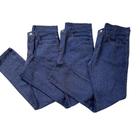 kit c/3 calça jeans Masculina tradicional para trabalho sem Elastano