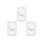Kit C/3 - Conjunto Pial Pop Modulo Com Placa 4X2 - 1 Simp...