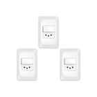 Kit C/3 - Conjunto Pial Pop Modulo Com Placa 4X2 - 1 Simp...
