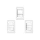 Kit C/3 - Conjunto Pial Pop Modulo Com Placa 4X2 - 3 Simp...