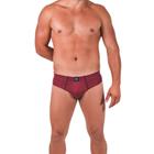 Kit C/3 Cueca Lisa Basica ALGODAO 4 Agulhas SLIP Comum Confortavel Revenda