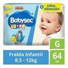 Kit c/ 3 Fralda Babysec Ultrasec Galinha Pintadinha Hiper G