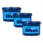 Kit C/ 3 Graxa Para Rolamento Azul Unilit Blue 500g Ingrax