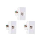 Kit C/3 - Modulo Steck Linha Stella Tomada Rj45 - Branco ...