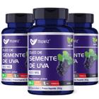 Kit c/ 3 óleo de semente de uva resveratrol 60 cáps muwiz