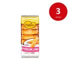 Kit c/3 PACOTES DE BOLO MADELEINE LONGA ACUCAR PADERRI 200G - Paderrí