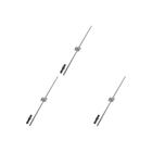 Kit C/3 - Para-Raio Terminal Aereo Com Rosca Soberba+Gram...