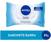 Kit c/ 3 Sabonete Em Barra Hidratante Leite 85g Nivea