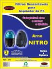 Kit c/3 Sacos Descartáveis Aspirador Arno Nitro 1300