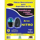 Kit c/3 Sacos Descartáveis Aspirador de Pó Arno Nitro 1300w