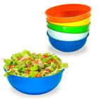 Kit C/3 Saladeira Grande Salada Cozinha Servir Cores Diversa